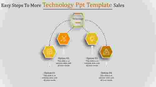 technology ppt template-Easy Steps To More Technology Ppt Template Sales-4-Yellow